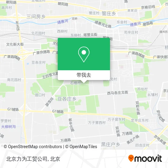 北京力为工贸公司地图