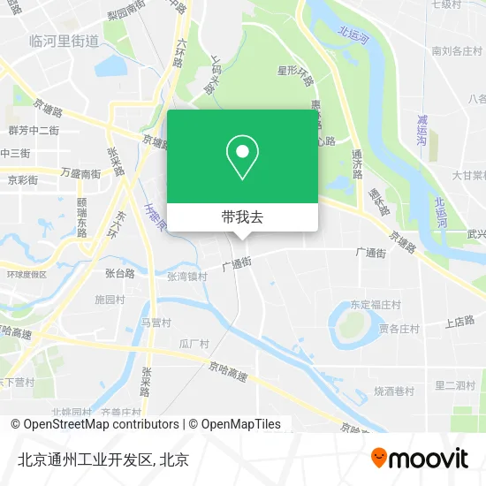 北京通州工业开发区地图