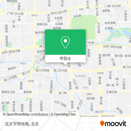 北京宇琪光电地图