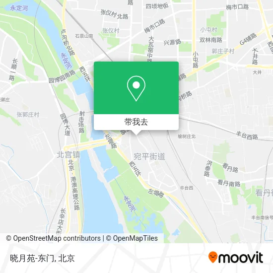 晓月苑-东门地图