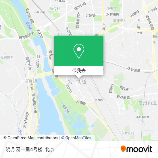 晓月园一里4号楼地图