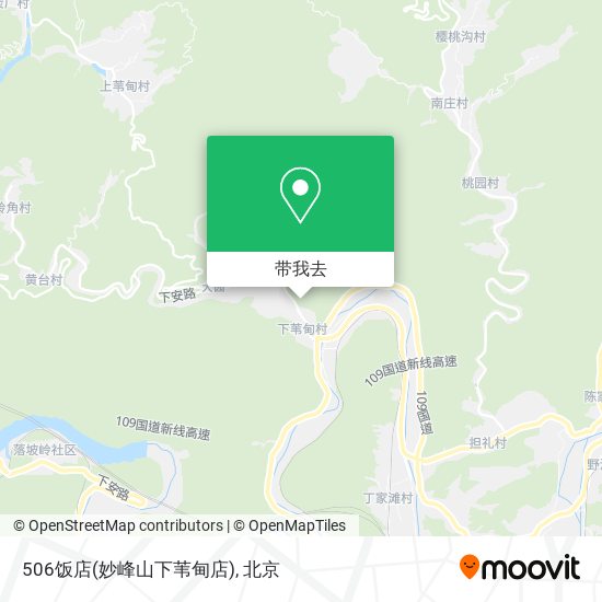 506饭店(妙峰山下苇甸店)地图