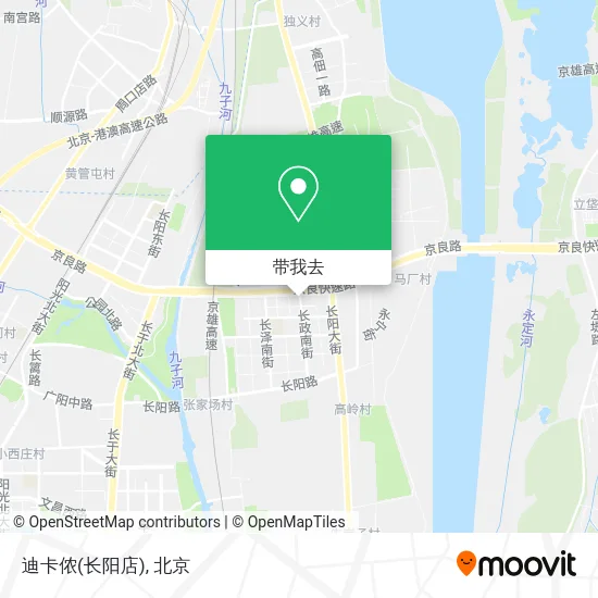 迪卡侬(长阳店)地图
