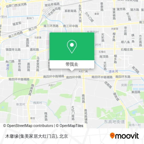 木馨缘(集美家居大红门店)地图