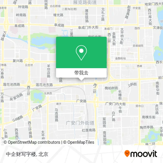 中企财写字楼地图