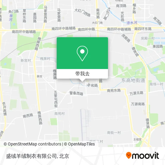 盛绒羊绒制衣有限公司地图