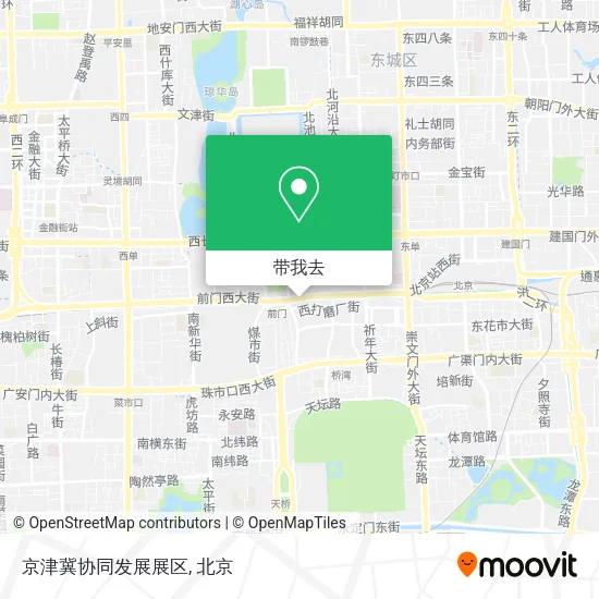京津冀协同发展展区地图