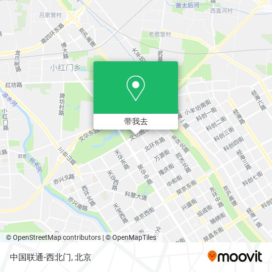 中国联通-西北门地图