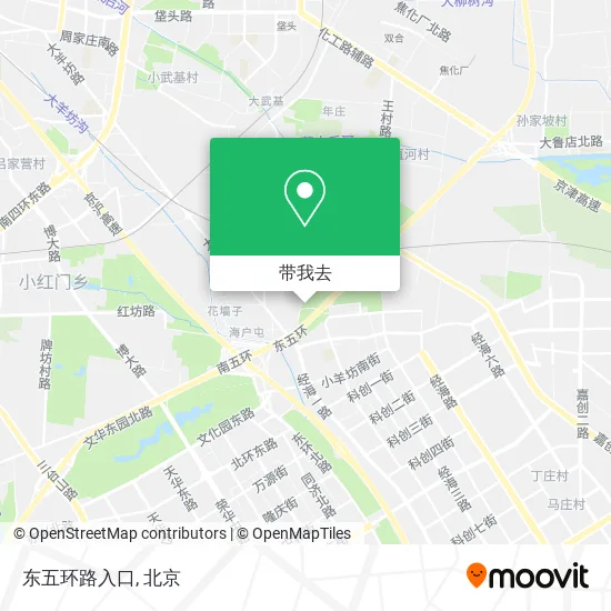 东五环路入口地图