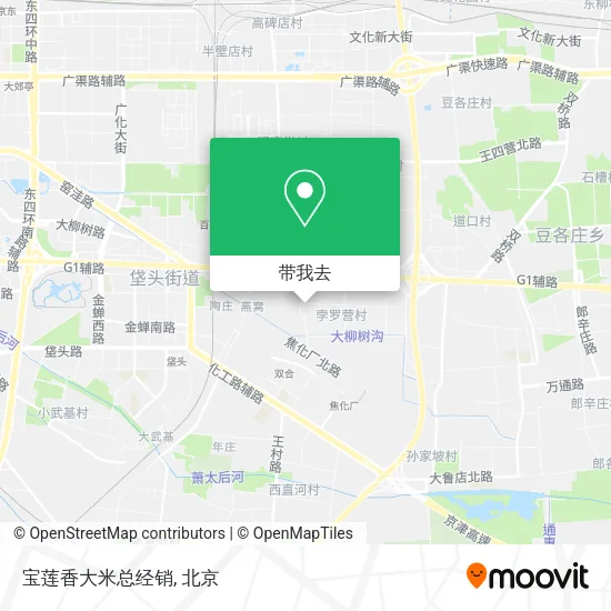宝莲香大米总经销地图