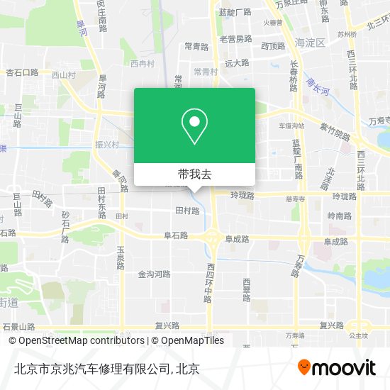 北京市京兆汽车修理有限公司地图