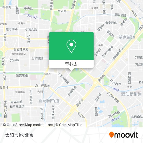 太阳宫路地图