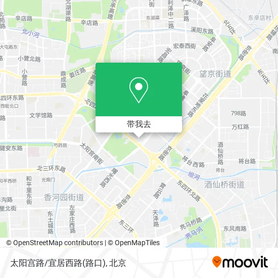 太阳宫路/宜居西路(路口)地图