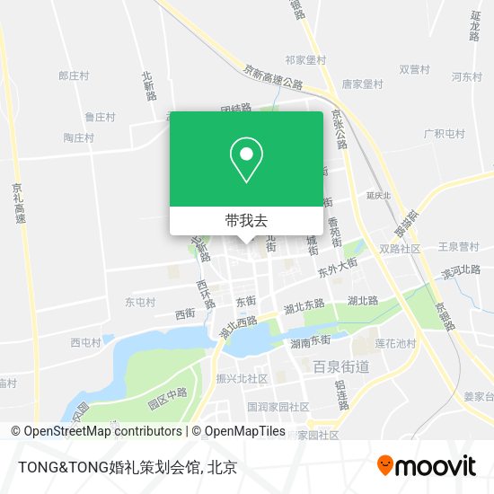 TONG&TONG婚礼策划会馆地图