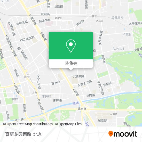 育新花园西路地图