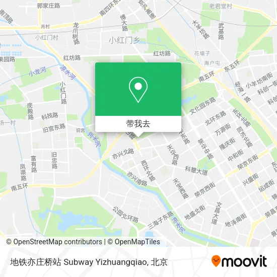 地铁亦庄桥站 Subway Yizhuangqiao地图