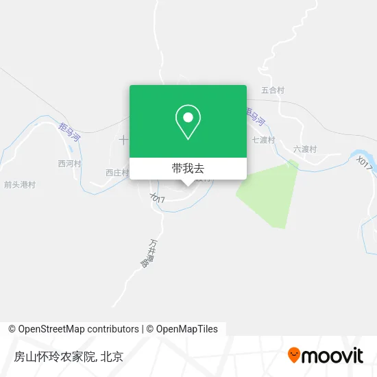 房山怀玲农家院地图