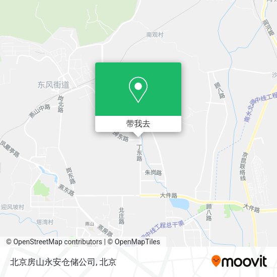 北京房山永安仓储公司地图