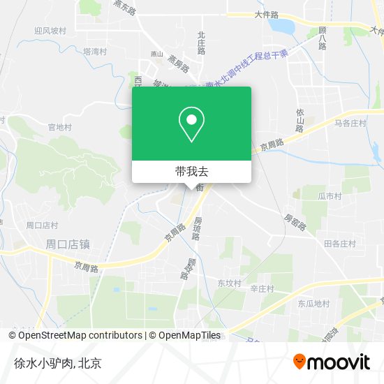 徐水小驴肉地图
