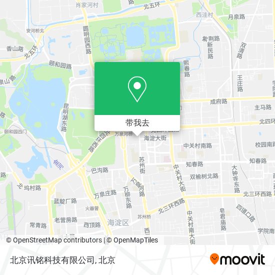 北京讯铭科技有限公司地图