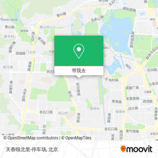 天香颐北里-停车场地图