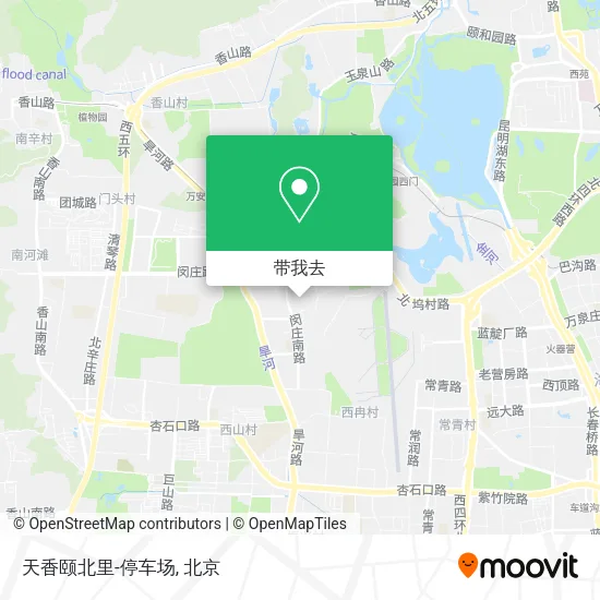 天香颐北里-停车场地图