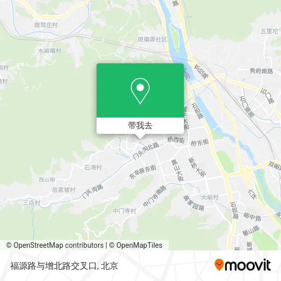 福源路与增北路交叉口地图