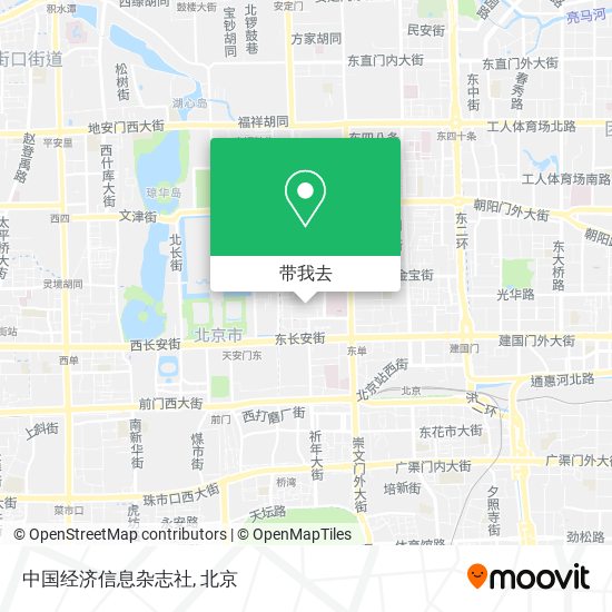 中国经济信息杂志社地图