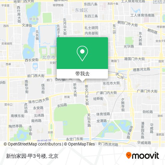 新怡家园-甲3号楼地图