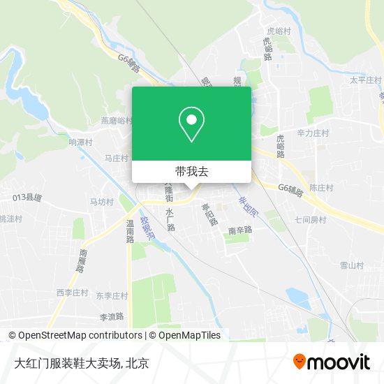 大红门服装鞋大卖场地图