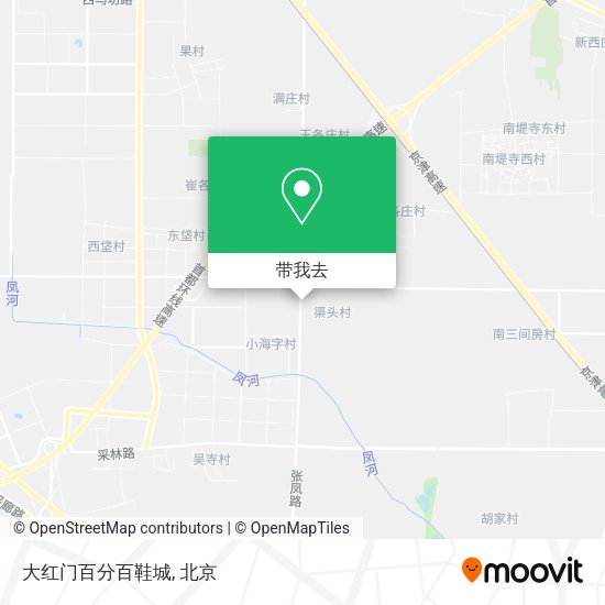 大红门百分百鞋城地图