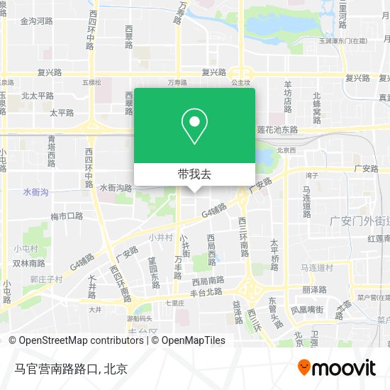 马官营南路路口地图