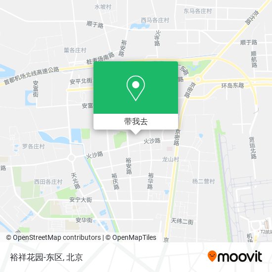 裕祥花园-东区地图