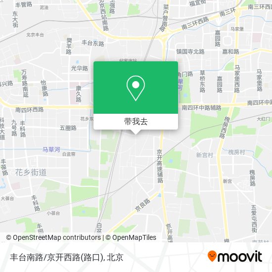 丰台南路/京开西路(路口)地图