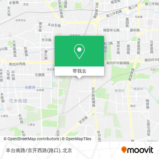 丰台南路/京开西路(路口)地图