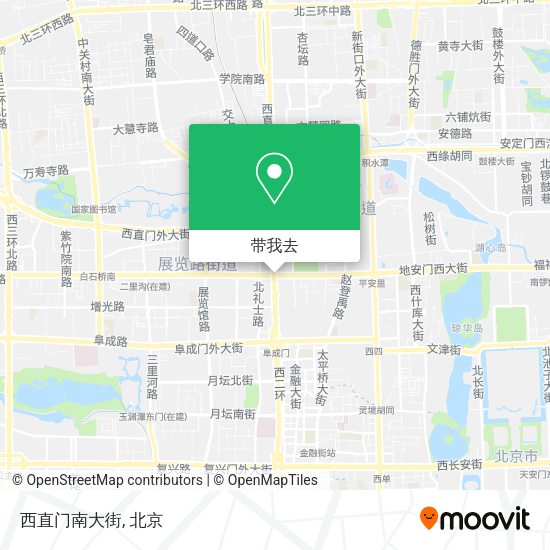 西直门南大街地图
