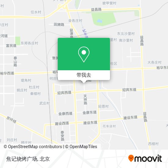 焦记烧烤广场地图