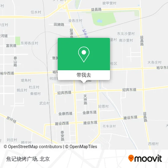 焦记烧烤广场地图