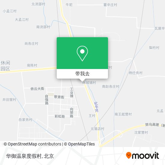 华御温泉度假村地图