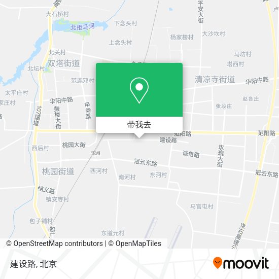 建设路地图