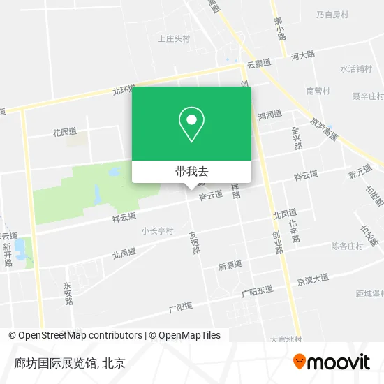 廊坊国际展览馆地图