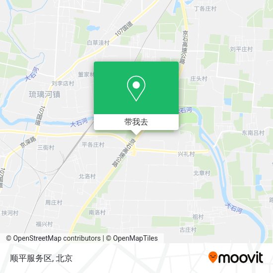 顺平服务区地图