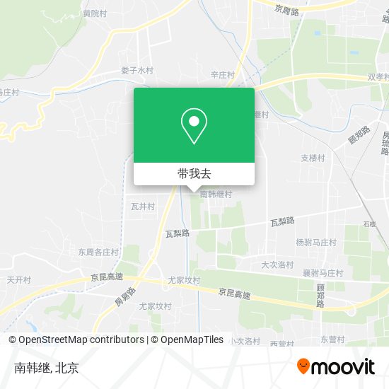 南韩继地图