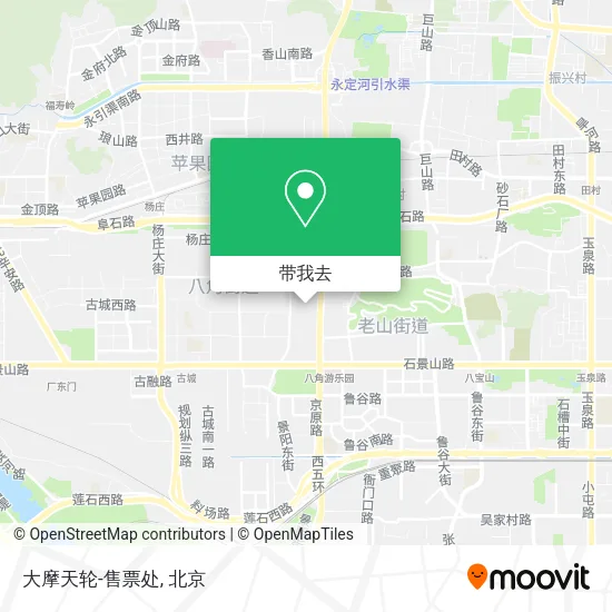 大摩天轮-售票处地图