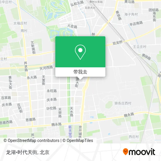 龙湖•时代天街地图