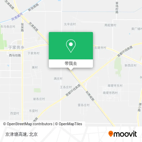 京津塘高速地图
