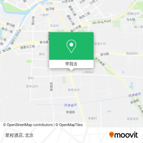 星程酒店地图