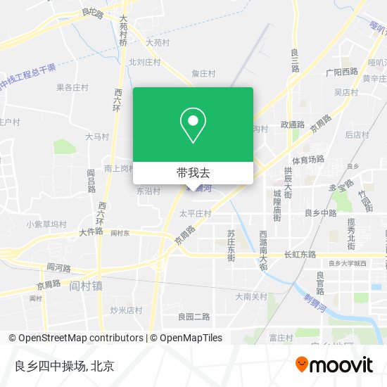 良乡四中操场地图