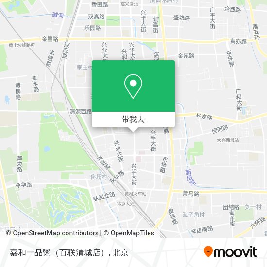 嘉和一品粥（百联清城店）地图