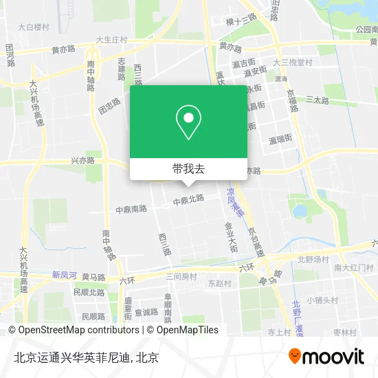 北京运通兴华英菲尼迪地图